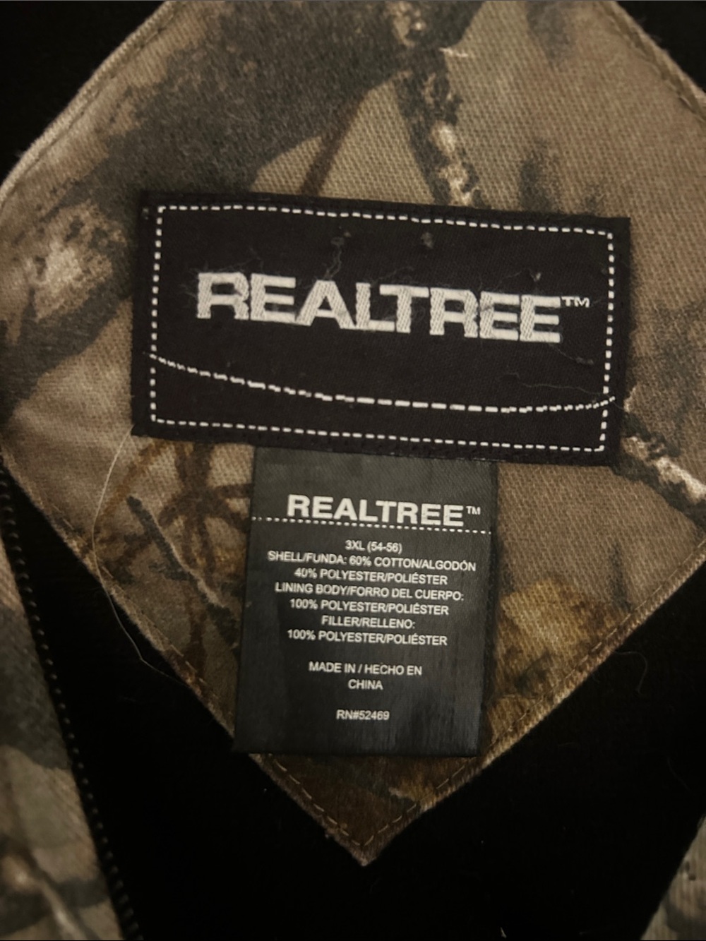 RealTree Camo Canvas Construction Jacket - Picture 9 of 9